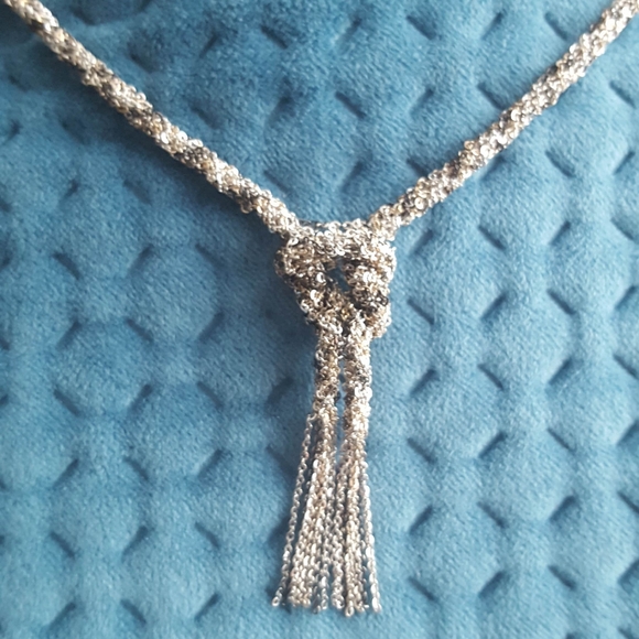 Sterling silver necklace and bracelet set - Picture 3 of 10